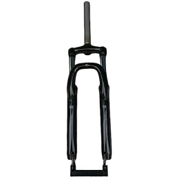Generic Mountain Bike Fork 26 Inch Magnesium Alloy Mountain Bike Fork Rebound Adjustment, Air Supension Front Fork 120mm Travel, 9mm Axle, Disc Brake, Manual Lockout, 26inch