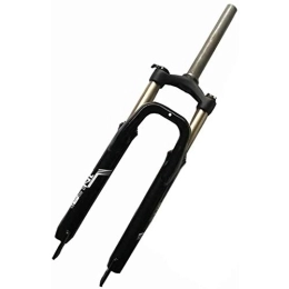 SMINNG Spares 26 inch MTB Front Fork, MJH-04 Bicycle Front Fork MTB Air Suspension Damping Fork for Mountain Bike Disc Brake Shoulder Control 1-1 / 8" Travel 120mm, with Damping Rebound Adjustment