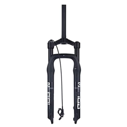 ITOSUI Mountain Bike Fork 26 Inch Snow Beach Fat Bike Suspension Fork For 4.0 Fat Tires MTB Air Front Fork Travel 115mm 1-1 / 8" Straight Tube Disc Brake QR 9 * 135mm Magnesium+Aluminum Alloy