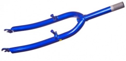 26" Mountain BIKE Bicycle Rigid FORKS in BLUE 1" THREADED 160mm Steerer NEW