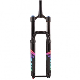 Auoiuoy Mountain Bike Fork 27.5 / 29 Inch Mountain Bike Fork, Bicycle Suspension Forks MTB Air Shock Absorber Disc Brake Tapered Tube 39.8mm Travel 105mm HL Crown Lockout For DH / XC / AM / FR, Black-29inc
