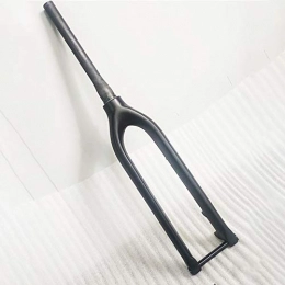 FHGH Spares 27.5 / 29 Inch Mountain Bike Front Fork / Bicycle MTB Fork, Carbon Fiber Mountain Hard Fork / Opening 100MM / Barrel Shaft 100 * 15MM / Conical Standpipe 28.6 * 39.8 * 300mm / UD Matting