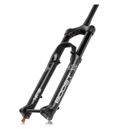 TISORT Mountain Bike Fork 27.5 / 29 Inch MTB Fork 160mm Travel, 1-1 / 2" Tapered Mountain Bike Fork Rebound Adjust, 15mm×110mm Axle, Manual Lockout DH / AM Bicycle Forks (Color : Matte black, Size : 27.5")