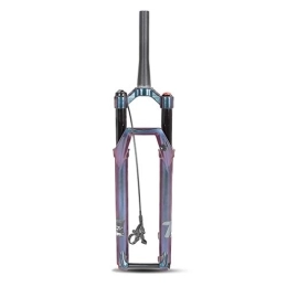 TYXTYX Mountain Bike Fork 27.5" 29" Mountain Bike Suspension Fork Tapered, 1-1 / 8" Remote Lockout Lightweight Air Forks Travel: 100mm - Barrel Axis