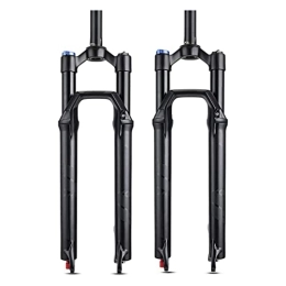 TISORT Mountain Bike Fork 27.5 29inch Bike Suspension Fork 34mm Stanchions 120mm Travel MTB Air Fork With Damping Rebound Adjustment For Bicycle Parts (Color : Linear manual, Size : 27.5")
