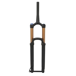 Natudeco Spares 27.5 Inch Mountain Bike Suspension Fork Shock Absorbing Bicycle Fork Dual Suspension Bike Fork Sturdy Durable Stable Performance for Mountain Bike