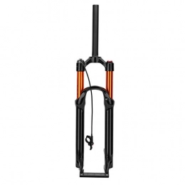 27.5in Air MTB Suspension Fork, Bike Front Fork Bicycle Single Air Chamber Front Fork Wire Control Crown Lockout Mountain Bike Forks