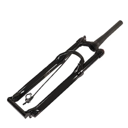 Jauarta Spares 29 Inch Bike Front Fork Mountain Bike Air Suspension Front Fork Tapered Black Tube Remote Lockout