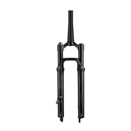 Boxkat Mountain Bike Fork 34mm Damping Bike Suspension Forks 27.5 Inch, Air Fork 29 Disk Brakes Remote Manual Lockout Mountain Bicycle Outdoor (Color : Tapered Remote Lockout, Size : 29)