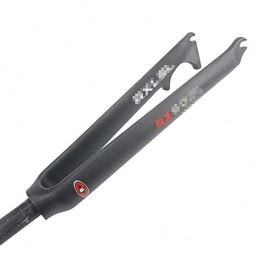 FHGH Spares 700C Bicycle Front Fork, Bicycle MTB Fork / Disc Brake Carbon Fork / Full Length 670mm / 3K Matte / Hard Fork / Standpipe 28.6 * 300mm / Opening 100mm / Diameter 1-1 / 8