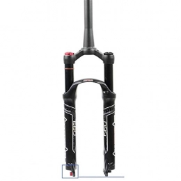 LJP Mountain Bike Fork Adjustable damping Suspension Fork Straight tube / spinal canal air pressure fork Rebound Adjust QR Lock Out Ultralight 26 / 27.5 / 29 inch mountain bike (Color : Cone Shoulder, Size : 29inch)