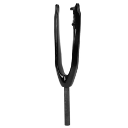 Aeun Mountain Bike Fork Aeun Mountain Bike Fork, Shock Absorption Safe Carbon Fiber Bicycle Fork Lightweight for Bicycle Accessories (3K Glossy)