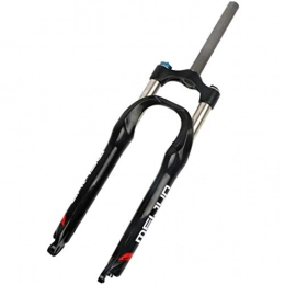 AIFCX Mountain Bike Fork AIFCX 26 In Mountain Biycle Suspension Fork, 1-1 / 8" Mechanical Suspension Steerer Tube Disc Brake MTB Cycling Travel 100mm Air Fork, Black-26in