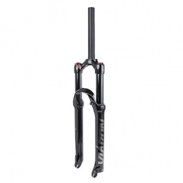 aiNPCde Mountain Bike Fork aiNPCde 26 / 27.5 / 29 Inch MTB Mountain Bike Suspension Fork Bicycle Cycling Front Forks Black, Titanium / Silver Label (Color : B, Size : 27.5 inches)