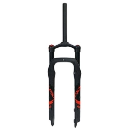 aiNPCde Spares aiNPCde 26 Inch Bike Suspension Fork, Lightweight Alloy MTB Beach Snow Electric Bike Air Forks, for 4.0" Tire, Width: 135mm