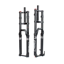 aiNPCde Mountain Bike Fork aiNPCde 27.5 / 29 inch Mountain Bike Double Shoulder Pneumatic Front Fork Travel 150mm 680DH Bike Front Forks Suspension Downhill Thru Axle with Damping Rebound (Size : 27.5 inch)