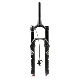 aiNPCde Spares aiNPCde Bicycle Suspension Fork 26" 27.5 Er 29 Inch Mountain Bike Remote Lockout Front Forks, for MTB / XC / AM / Offroad Bike 2.4" - Tire (Color : Tapered, Size : 26 inch)