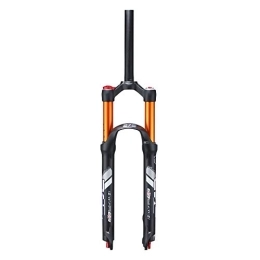 aiNPCde Mountain Bike Fork aiNPCde Bike Fork 26 27.5 Inches MTB Cycling Front Suspension Forks, 1-1 / 8" Lightweight Magnesium Alloy Travel: 120mm Unisex - 4 Colors (Color : Black-1, Size : 27.5 inch)