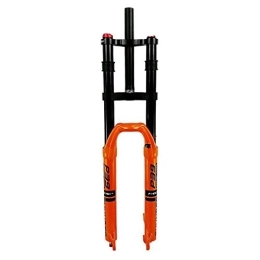 aiNPCde Spares aiNPCde Bike MTB Suspension Fork 26 27.5 29inch 1-1 / 8" Alloy Double Shoulder Front Fork Travel 160mm - Orange (Size : 29 inches)