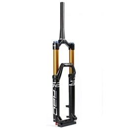 aiNPCde Mountain Bike Fork aiNPCde DH MTB Air Front Fork 27.5 Inch Travel 160mm Thru Axle 15mm, Rebound Adjust Downhill Mountain Bike Suspension Fork Tapered Tube Manual Lockout (Size : Tapered Tube 27.5 inch)