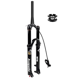aiNPCde Spares aiNPCde Magnesium Alloy Air MTB Suspension Fork 26 / 27.5 / 29 inch, 160mm Travel Tapered and Straight Threadless Rebound Adjustment Bicycle Front Fork Black