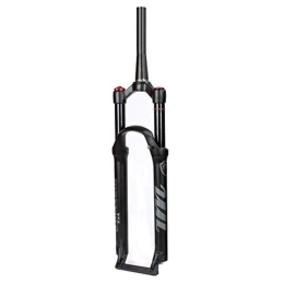 aiNPCde Mountain Bike Fork aiNPCde Magnesium Alloy Mountain Bike Air Forks 26 27.5 29 Inches, Damping Adjustment 9mm QR Suspension Fork Travel: 120mm (Color : Tapered-manual lockout, Size : 26 inch)