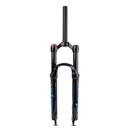 aiNPCde Mountain Bike Fork aiNPCde Mountain Bicycle Suspension Fork Magnesium Alloy 26 / 27.5 / 29 Inch 1-1 / 8" Bike Air Front Forks (Color : Blue, Size : 27.5 inches)