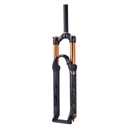 aiNPCde Spares aiNPCde Mountain Bike Fork 26 27.5 MTB Suspension Forks Light Alloy Air System Travel: 120mm - Black (Color : B, Size : 26 inches)