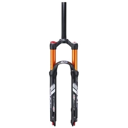aiNPCde Mountain Bike Fork aiNPCde Mountain Bike Front Fork 26 27.5 Inch 1-1 / 8" Suspension, Damping Adjustment MTB Air Fork Alloy 9mm (QR) Travel: 120mm (Color : Black, Size : 27.5 inches)