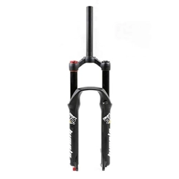 aiNPCde Spares aiNPCde Mountain Bike Front Fork MTB 26 / 27.5 / 29 Inches, Damping Adjustment Alloy Suspension Downhill Cycling Air Forks 9mm QR (Color : Straight Manual Lockout, Size : 27.5 inch)