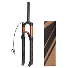 aiNPCde Spares aiNPCde Mountain Bike Magnesium Alloy MTB Front Fork 26 27.5 29 Inch, Damping Adjustment 120mm Travel Shock Absorber Air Fork FKA004 (Color : Straight remote lockout, Size : 26 inch)