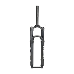 aiNPCde Mountain Bike Fork aiNPCde MTB Forks 26 / 27.5 / 29 inch 120mm Travel, 1-1 / 8" Straight / Tapered Mountain Bike Fork with Rebound Adjust, Thru Axle 15mm×100mm Air Shocks (Shape : Straight Manual-lockout, Size : 27.5 inch)