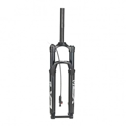 aiNPCde Spares aiNPCde MTB Forks 26 / 27.5 / 29 inch 120mm Travel, 1-1 / 8" Straight / Tapered Mountain Bike Fork with Rebound Adjust, Thru Axle 15mm×100mm Air Shocks (Shape : Straight Remote-lockout, Size : 26inch)