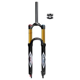 aiNPCde Mountain Bike Fork aiNPCde MTB Front Fork 26 Bike Air Fork 27.5 29 Inch 140mm Travel, FO01-RK21 1-1 / 8" Straight / Tapered Tube XC Mountain Bike Bicycle Suspension Fork for 1.5-2.45" Tires