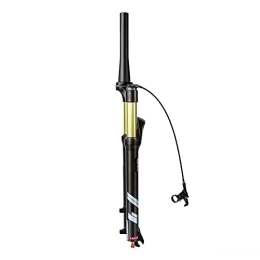 AWJ Spares Air Fork, 26 / 27, 5 / 29 Inch Bicycle Shock Absorber Forks Travel 140mm Disc Brake 9mm QR Damping Adjustment, for Mountain Bike
