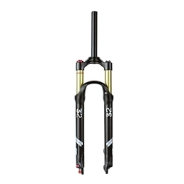 TONPOP Mountain Bike Fork Air Fork Mountain Bike Air Suspension Fork, 26 / 27.5 / 29in Straight Pipe 1 / 1-8" Damping Adjustment Travel 130mm, for Bicycle Accessories Suspension
