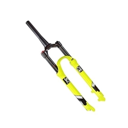 QHYXT Mountain Bike Fork Air Fork Ultralight Suspension Fork, 26 / 27.5 / 29 Inch Air Fork 1-1 / 2 Cone Tube, Manual Lock and Remote Lock 9mm QR MTB Suspension Fork Suspension