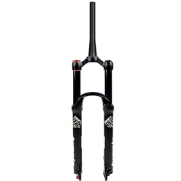 QIANGU Spares Air MTB Suspension Fork 26 27.5 29 inch Mountain Bicycle Front Forks Rebound Adjustment Tapered / Straight Tube 1-1 / 8" / 1-1 / 2" Travel 120mm QR 9mm Disc Brake ( Color : Tapered Manual , Size : 26 inch )