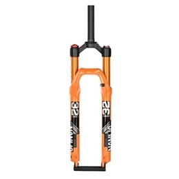  Mountain Bike Fork Air Suspension Bike Fork, 26'' 27.5" 29In, MTB Shock Absorber Disc Brake Bicycle Front Fork 100mm Journey, Axle 9mm Forks, Quick Release Downhill Air Fork, Straight shoulder control-26in
