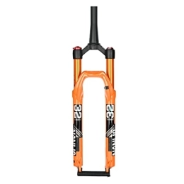  Mountain Bike Fork Air Suspension Bike Fork, 26'' 27.5" 29In, MTB Shock Absorber Disc Brake Bicycle Front Fork 100mm Journey, Axle 9mm Forks, Quick Release Downhill Air Fork, Tapered shoulder control-26in
