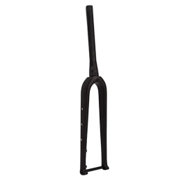 Airshi Spares Airshi Bike Fork, Carbon Fiber Front Fork Strong Stiffness Matte 100mm for Riding