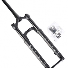 AISHANG Mountain Bike Fork AISHANG Bicycle Fork Bicycle Suspension Forks, Front Fork 27.5, 29 Inch Aluminum Alloy Compression Rebound Damping Air Pressure Front Fork Mountain Bike Front Fork
