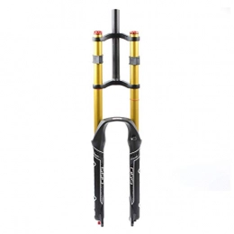 AISHANG Mountain Bike Fork AISHANG Double Shoulder Mountain Bike Front Fork MTB 26 / 27.5 / 29 Inch 1-1 / 8 Alloy Adjustable Damping Air Forks Travel 130mm