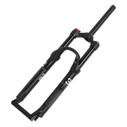 Alomejor Spares Alomejor Mountain Bike Front Forks Bicycle Front Fork Dual Air Chamber Damping Manual Lockout Straight Steerer