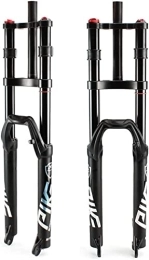 Amdieu Mountain Bike Fork Amdieu 26 / 27.5 / 29 Inch MTB Downhill Fork, 1-1 / 8"Travel 150mm For DH / XC / BMX Suspension Forks Air Shock MTB Bicycle Fork Accessories (Color : Black, Size : 29 inch)
