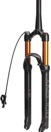 Amdieu Spares Amdieu 26 27.5 29er MTB Bicycle Fork, Air Suspension Fork Rebound Adjustment Lock Travel 100mm MTB Fork QR 9mm Accessories (Color : Tapered Remote Lock, Size : 27.5inch)