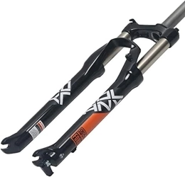 Amdieu Mountain Bike Fork Amdieu Bicycle Suspension Fork, Air Fork 26 / 27.5 / 29In Mechanical Fork Aluminum Alloy Shock Absorber Spring Fork Mountain Bike Front Fork Accessories (Color : Black / Red Label, Size : 26inch)
