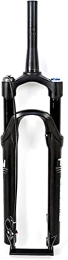 Amdieu Spares Amdieu Mountain Bicycle Suspension Forks, 27.5 / 29er Bike Front Fork with Rebound Adjustment 100mm Travel Air Suspension Fork Accessories (Color : Black, Size : 27.5inch)