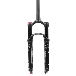 Asiacreate Spares Asiacreate 26 / 27.5 / 29 Inch MTB Fork Mountain Bike Suspension Fork 1-1 / 2" Tapered Tube Rebound Adjust Travel 100mm Air Mountain Bike Suspension Fork (Color : Shoulder control, Size : 27.5inch)