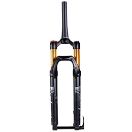 Asiacreate Spares Asiacreate 27.5 / 29 Inch Bike Air Suspension Fork 100mm Travel 1 / 2 Tapered Tube Bicycle Forks Manual / Remote Lockout Thru Axle 15mm MTB Front Fork (Color : HL, Size : 27.5in)